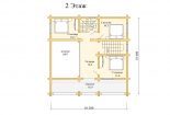 Проект «Гостевой 182» - План 2 этажа